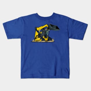 Cartoon skid steer Kids T-Shirt